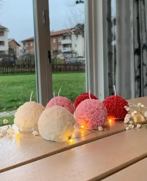 Pinkkart new candles